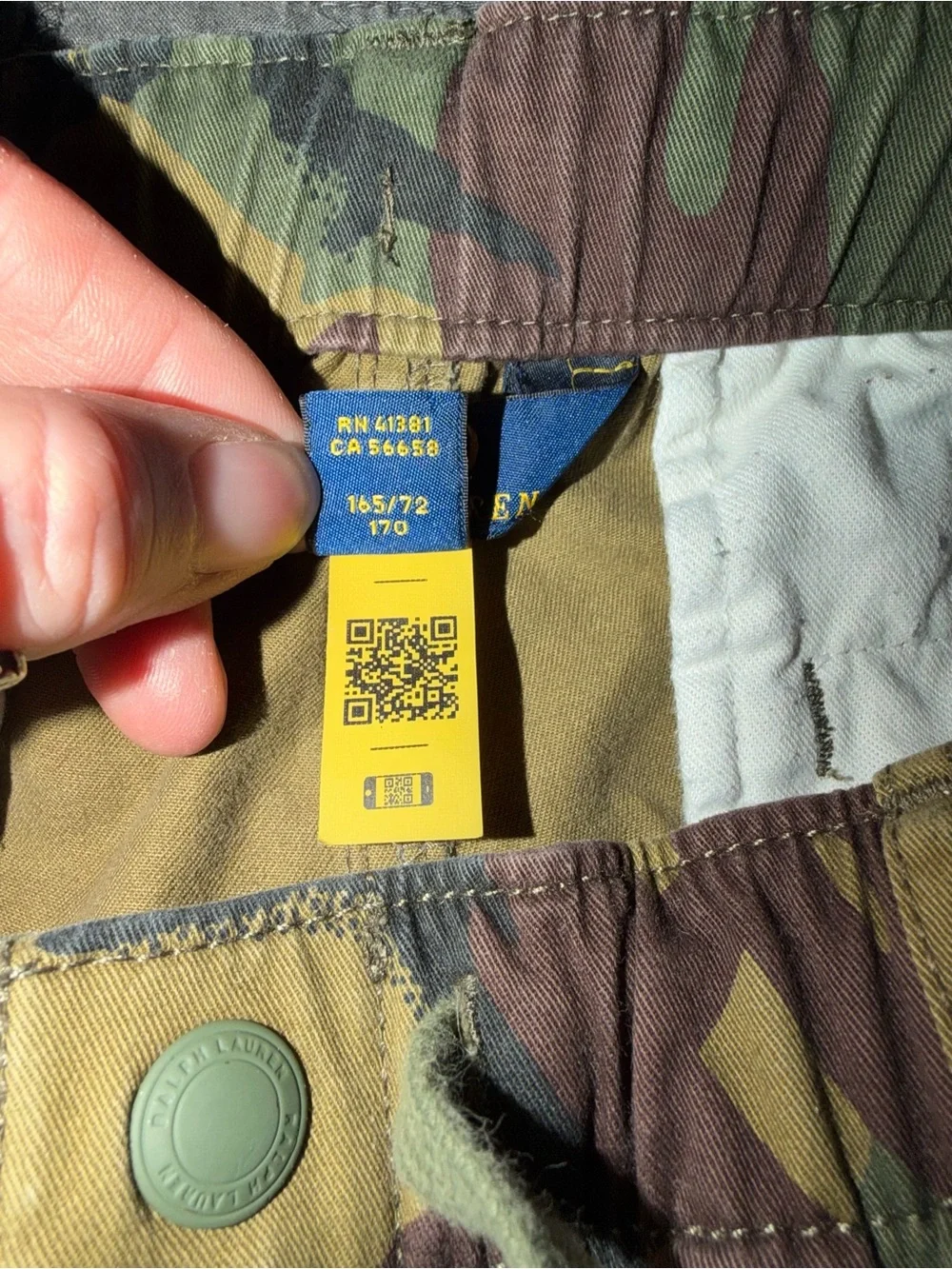 Polo by Ralph Lauren Cargo Pants-Classics Brit Camo Boys Size-18